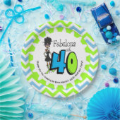 40歳40歳の誕生日紙プレート ペーパープレート (パーティー)