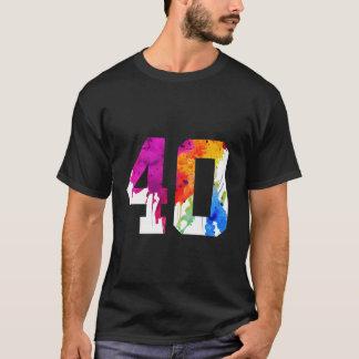 40歳40歳の誕生日長袖Tシャツ Tシャツ