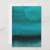 40歳 & ファビュラス 誕生日パーティー ティール 40歳 バースデーカード 招待状 (裏面)