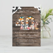 40歳 |ワイルドウエストカウボーイ招待状 招待状 (スタンド正面)