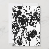 40歳 |ワイルドウエストカウボーイ招待状 招待状 (裏面)