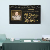 40歳 | 40年の編集色 横断幕 (トレードショー)