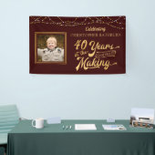 40歳 | 40年の編集色 横断幕 (トレードショー)