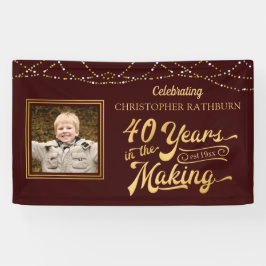 40歳 | 40年の編集色 横断幕