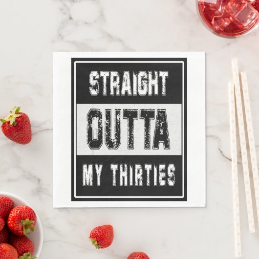 40歳、40歳の誕生日、三十代から直撃のナプキン スタンダードランチョンナプキン (インサイチュ)