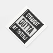 40歳、40歳の誕生日、30代のナプキン スタンダードランチョンナプキン (角)