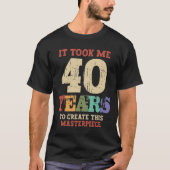 40歳 – 40歳の誕生日 Tシャツ (正面)