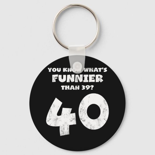 40歳Funnier 39 キーホルダー (正面)