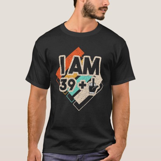 40歳I Am 39 1中指1980リムライト Tシャツ (正面)