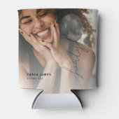 40気球の文字列 | 写真40th Birthdayパーティー 缶クーラー (正面)