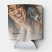 40気球の文字列 | 写真40th Birthdayパーティー 缶クーラー (裏面)