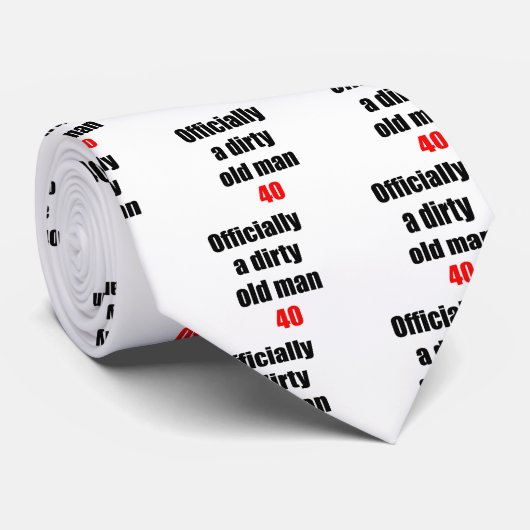 40汚れた老人 ネクタイ (ロール)