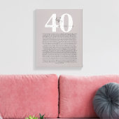 40理由なぜ我々はタトゥーを愛するスタイルギフト キャンバスプリント (インサイチュ (リビング))