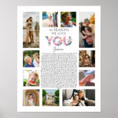 40理由なぜ私たちはあなたの写真フローラを愛する ポスター (正面)