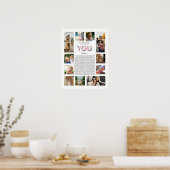 40理由なぜ私たちはあなたの写真フローラを愛する ポスター (キッチン)