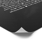 40理由なぜ私はあなたを愛する黒板ライト ポスター (角)