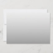 40番パーソナライズされた号の写真カスタム誕生日 招待状 (裏面)