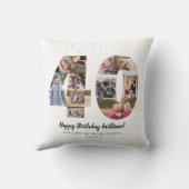 40番モダン号フォトコラージュのあいさつカスタムつ クッション (裏面)