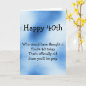 40番目のおもしろいカード カード (黄色い花)