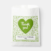 40番目の乱数パターン緑/白 フェイバーバッグ (正面)