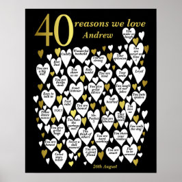 40番目の誕生日プレゼントを愛する理由 ポスター