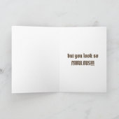 「40番目」の誕生日 カード (内部)