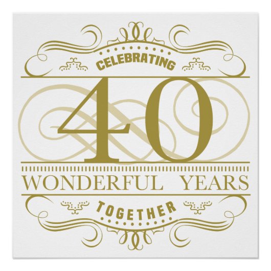 40祝周年記念 ポスター (正面)