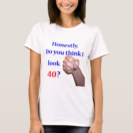 40私は40を見ますか。 Tシャツ (正面)