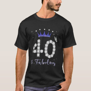 40素晴らしい40歳の誕生日40歳の女王のBda Tシャツ
