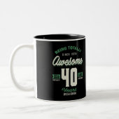 40素晴らし年 ツートーンマグカップ (左)