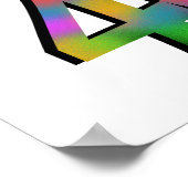 40素晴らし誕生日Tシャツとギフト ポスター (角)