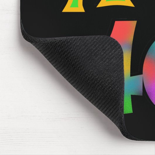 40素晴らし誕生日Tシャツとギフト マウスパッド (コーナー)