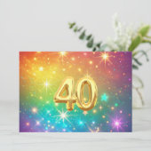 40色のカラフルな虹の星空 シーズンカード (スタンド正面)