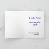 40誕生日おもしろい。 カード (内部)