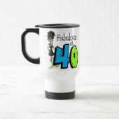 40誕生日ですばらしい黒髪 トラベルマグ (左)