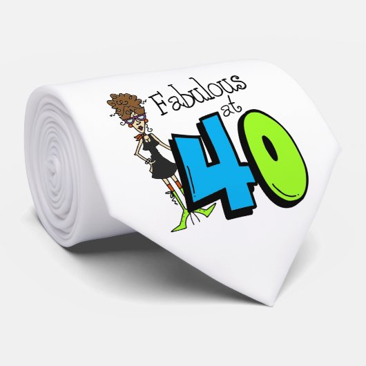 40誕生日のブルネットのすばらしい ネクタイ (ロール)