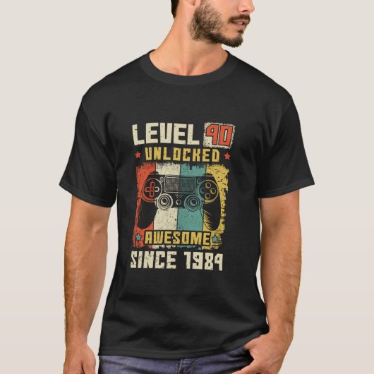 40誕生日装飾ゲーマーメンビデオ1984 40th tシャツ (正面)