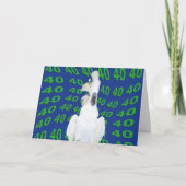 40誕生日 カード (正面)