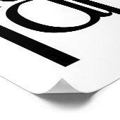 40赤で素晴らしい ポスター (角)