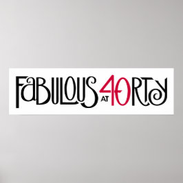 40赤で素晴らしい ポスター