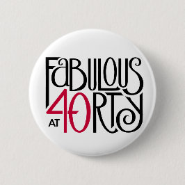 40赤で素晴らしい 缶バッジ