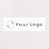 40防水ステッカー会社ロゴウォーターボトル ラベル (デザイン1)