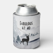 40鹿の水の色威厳のあるで素晴らしい 缶クーラー (缶正面)