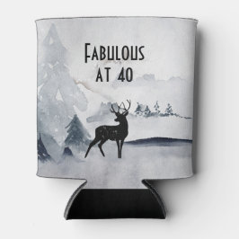 40鹿の水の色威厳のあるで素晴らしい 缶クーラー