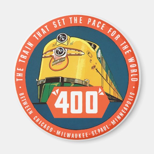 400列車 マグネット (正面)