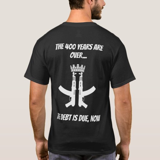 400年は過ぎ去った Tシャツ (裏面)