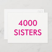 4000姉妹はがき ポストカード (正面/裏面)