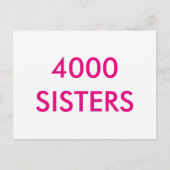 4000姉妹はがき ポストカード (正面)
