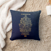 [400]カナダのパスポート表紙 クッション (ブランケット)