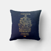 [400]カナダのパスポート表紙 クッション (裏面)